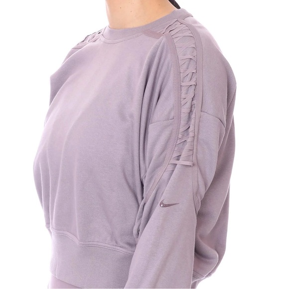Nike Dri-fit thermal training crew sweatshirt violet purple - Picture 2 of 10